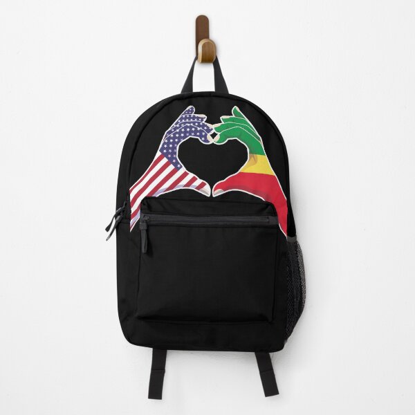 Item preview, Congo Congolese USA United States American America Love Heart Peace designed and sold by FlagX.