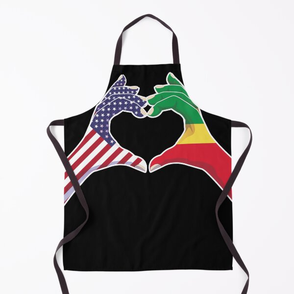Item preview, Congo Congolese USA United States American America Love Heart Peace designed and sold by FlagX.