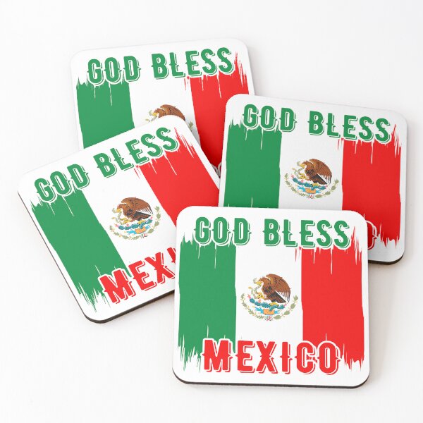Item preview, God Bless Mexico, mexican flag. designed and sold by MoriaStore.
