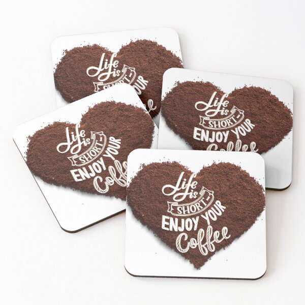 Item preview, Life is Short Enjoy Your Coffee! designed and sold by TidyKitchenInc.