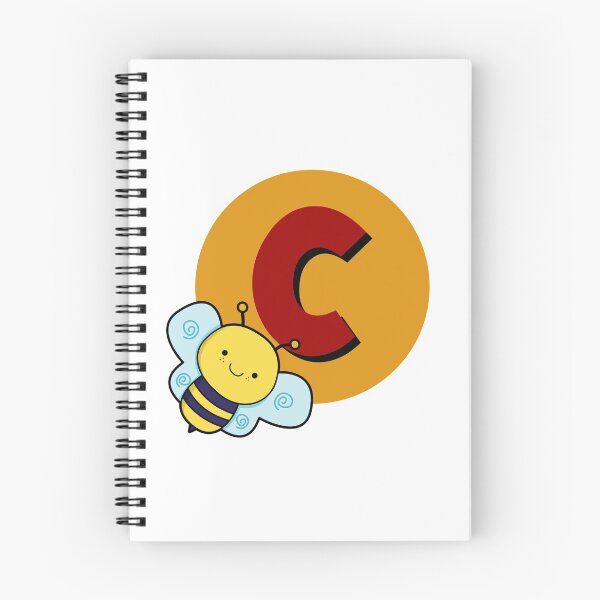 Item preview, Monogram C Cute Busy Bee designed and sold by kidsmonogram.