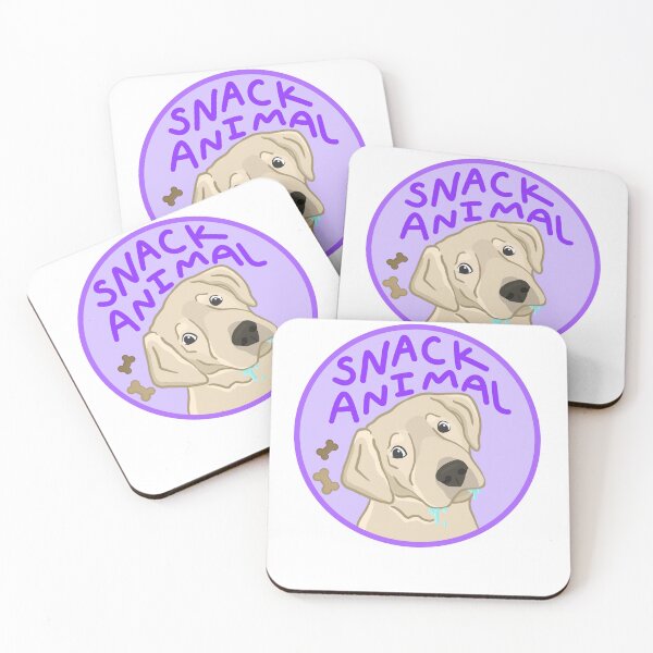 Item preview, Snack animal, not a pack animal! (Yellow) designed and sold by kootenaymutts.