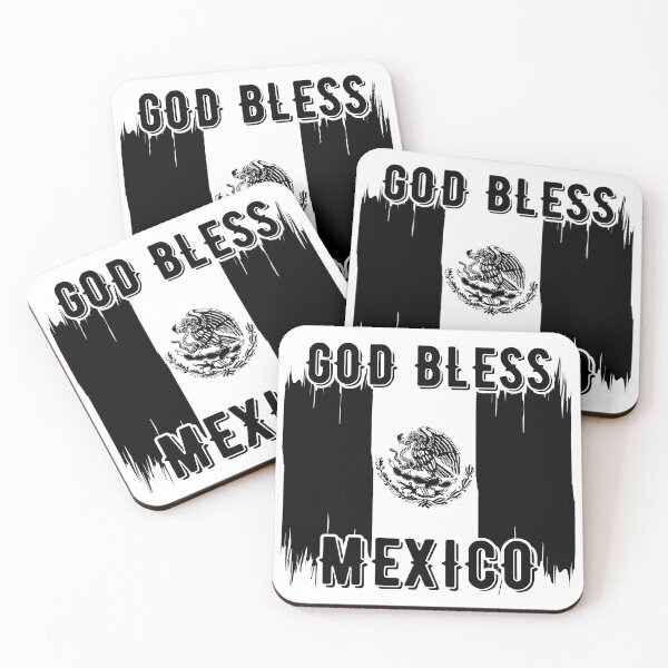 Item preview, God Bless Mexico, black design  designed and sold by MoriaStore.