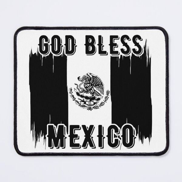 Item preview, God Bless Mexico, black design  designed and sold by MoriaStore.