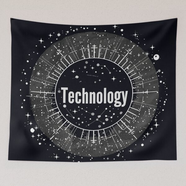 Item preview, Digital Constellation: Serif Technology Emblem designed and sold by Ace Apparel  Attire.