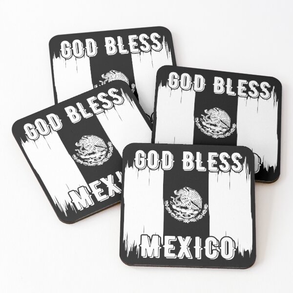 Item preview, God Bless Mexico, white design  designed and sold by MoriaStore.