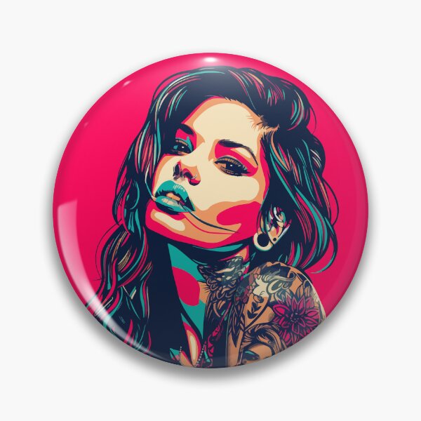 Item preview, The gorgeous tattoo girl designed and sold by Ursule-art.