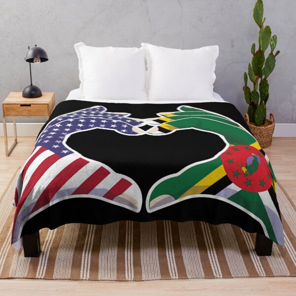 Item preview, Dominica Dominican USA United States American America Love Heart Peace designed and sold by FlagX.