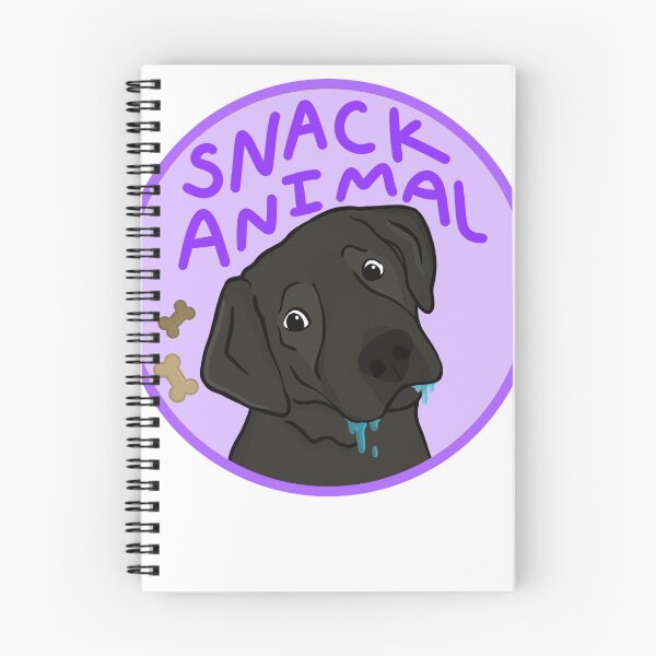 Item preview, Snack animal, not a pack animal! Black designed and sold by kootenaymutts.