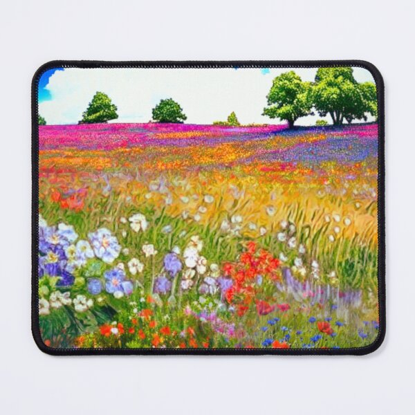 Item preview, Serene Blossom: Flower Hill with Cloudscape designed and sold by Sanctum Icons.