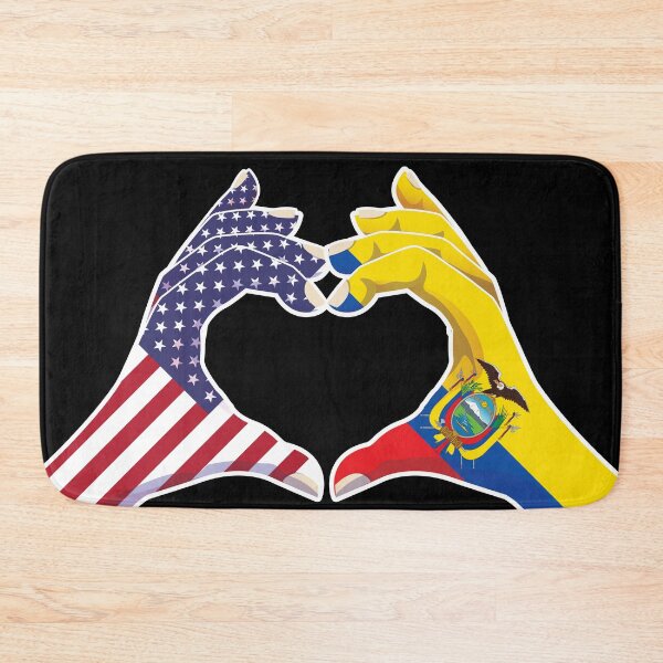 Item preview, Ecuador Ecuadorian USA United States American America Love Heart Peace designed and sold by FlagX.