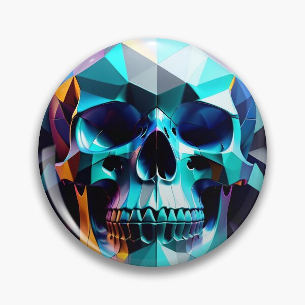 Item preview, Cool Geometric Skull Art Pattern designed and sold by TheArtOfPat.