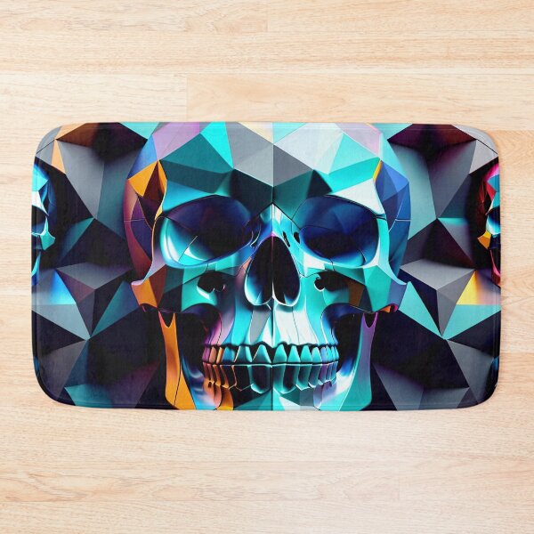 Artikelvorschau, Cool Geometric Skull Art Pattern entworfen und verkauft von TheArtOfPat.