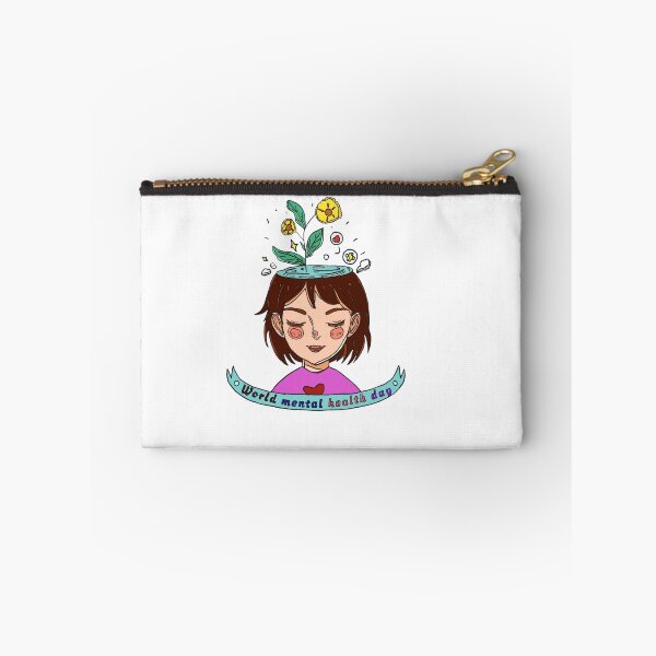 Item preview, Woman with flowers on her head to promote mental health awareness. designed and sold by Sabrina-1988.