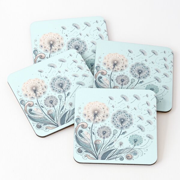 Item preview, Dandelions with seeds flying in the air designed and sold by ikshvaku.