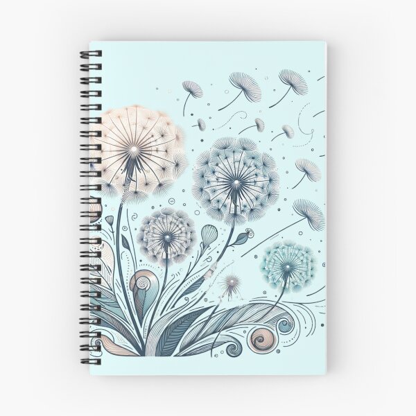 Item preview, Dandelions with seeds flying in the air designed and sold by ikshvaku.