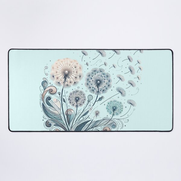 Item preview, Dandelions with seeds flying in the air designed and sold by ikshvaku.