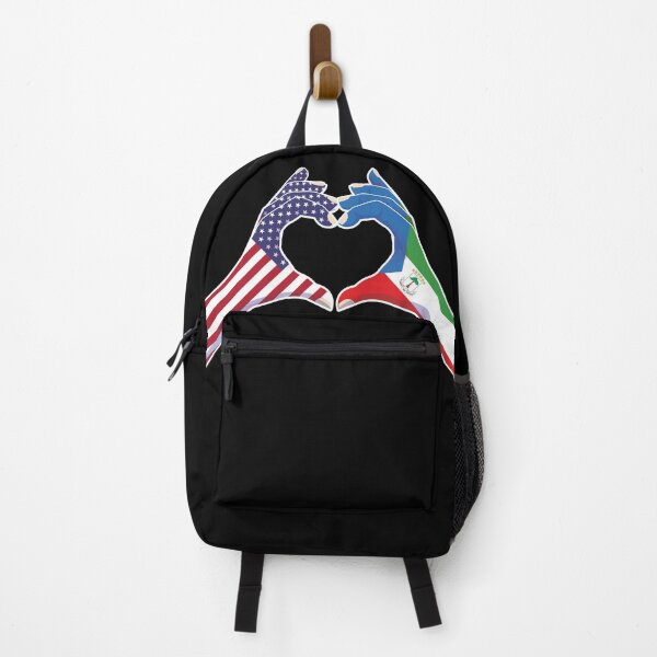 Item preview, Equatorial Guinea Equatoguinean USA United States American America Love Heart Peace designed and sold by FlagX.
