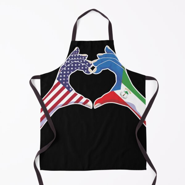 Item preview, Equatorial Guinea Equatoguinean USA United States American America Love Heart Peace designed and sold by FlagX.