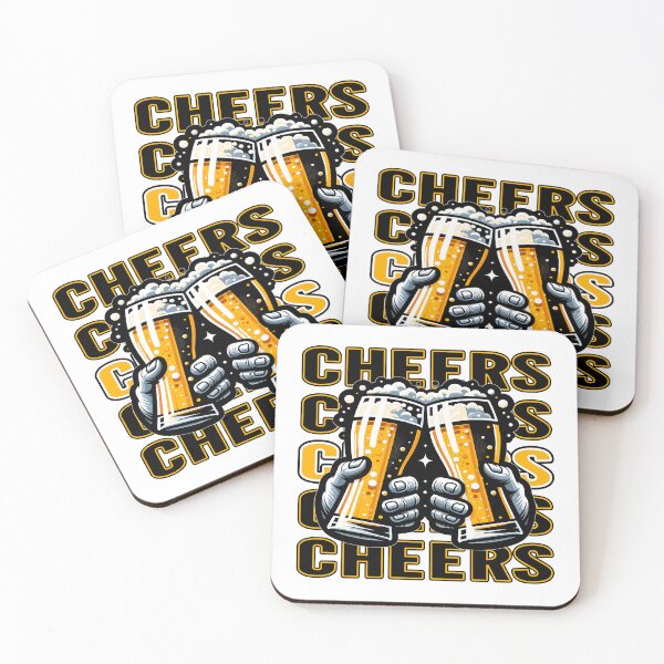 Item preview, Cheers Golden Toast Celebration designed and sold by maknateeshop.