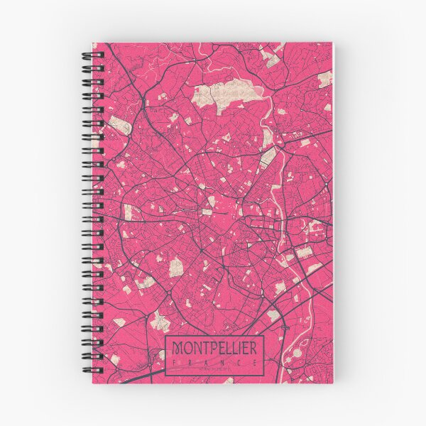 Item preview, Montpellier City Map Occitania, France - Blossom designed and sold by deMAP.