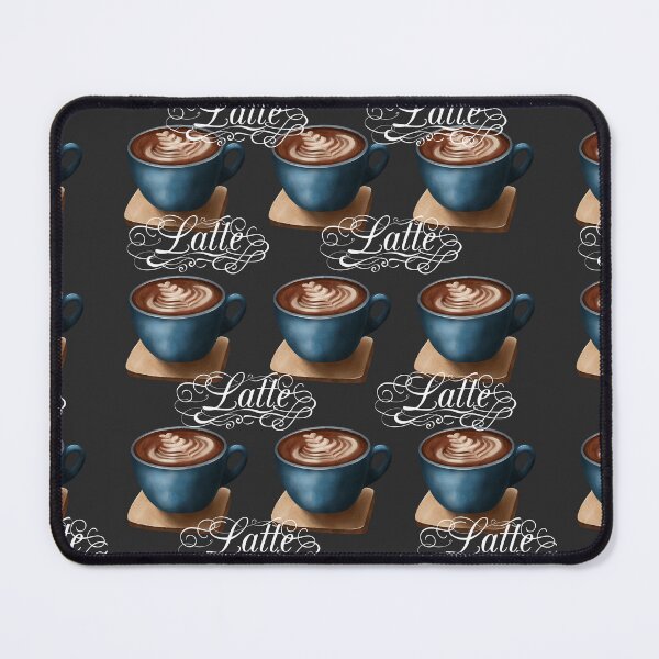 Item preview, Latte Pattern (Dark Background) designed and sold by TidyKitchenInc.