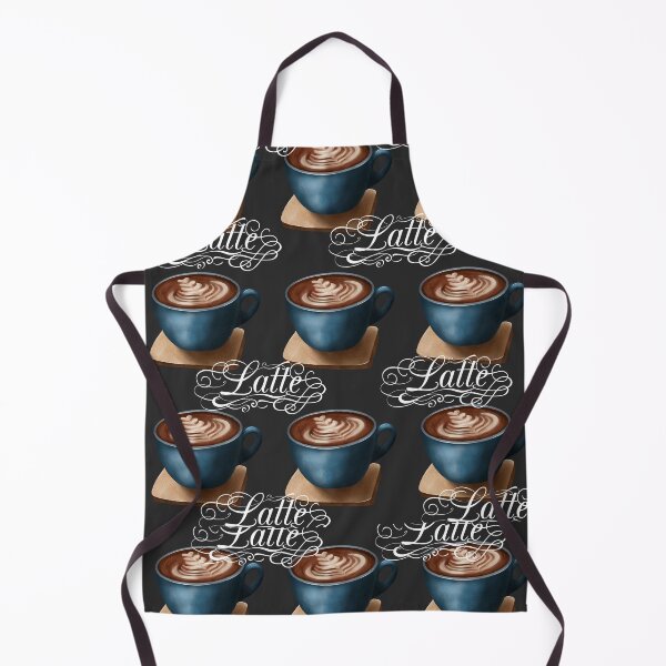 Item preview, Latte Pattern (Dark Background) designed and sold by TidyKitchenInc.