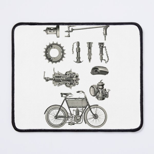 Item preview, Fahrader-2 Motorcycle 1894 designed and sold by Andykinoz.