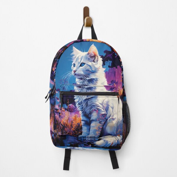 Item preview, A cat looking at nature outside a polluted city designed and sold by JangmiHorang.