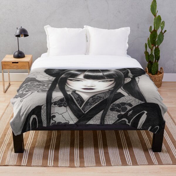 Aperçu de l'œuvre Fille Goth Japonaise 6 créée et vendue par GothShop.