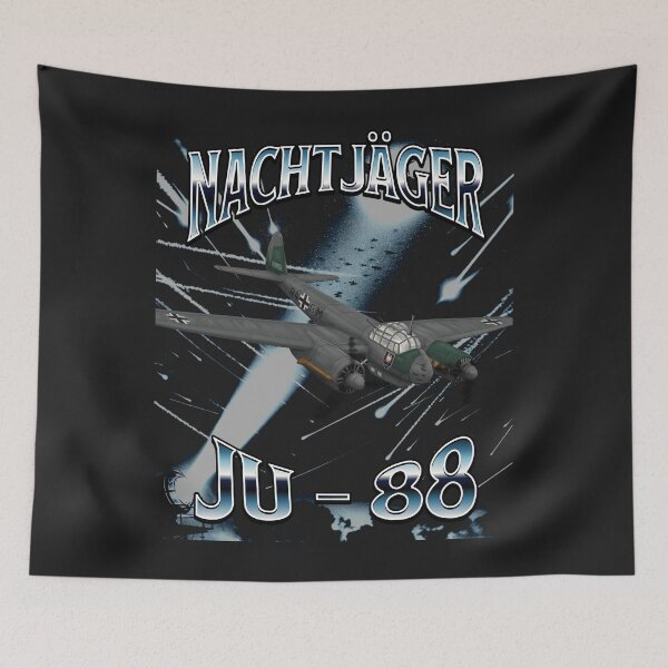 Item preview,  WW2 Airplane JU-88 World War Two Night Fighter Pilot designed and sold by woormle.