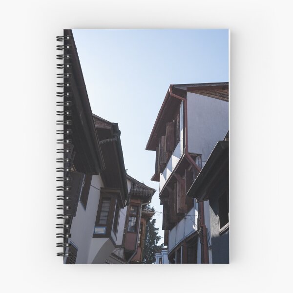 Item preview, Kissing Houses with Signature Oriel Windows in Old Town Plovdiv Bulgaria designed and sold by Georgia Mizuleva.