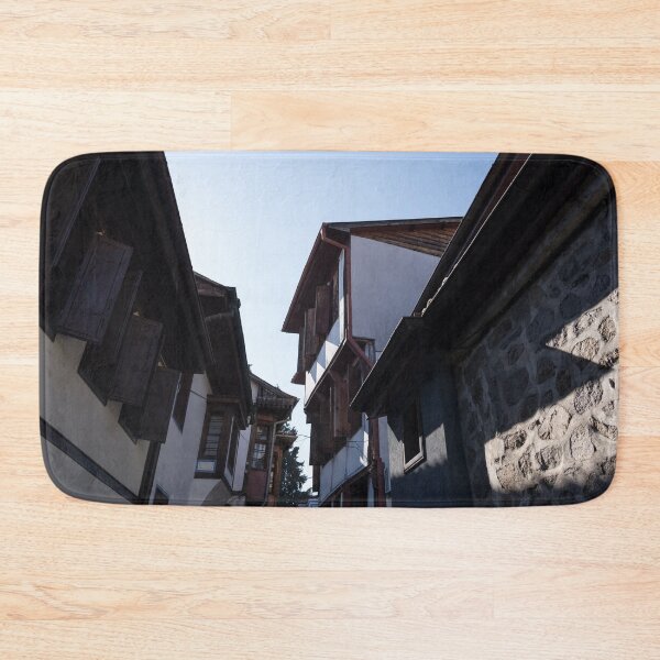 Item preview, Kissing Houses with Signature Oriel Windows in Old Town Plovdiv Bulgaria designed and sold by Georgia Mizuleva.