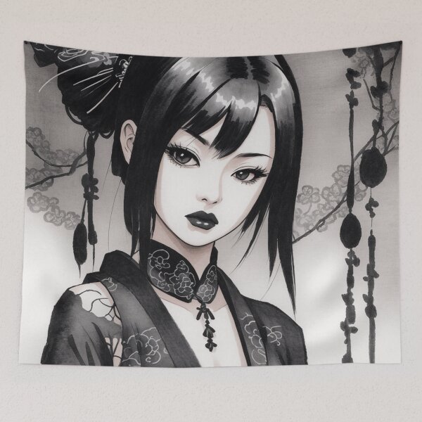 Item preview, Japanese Goth Girl designed and sold by GothShop.