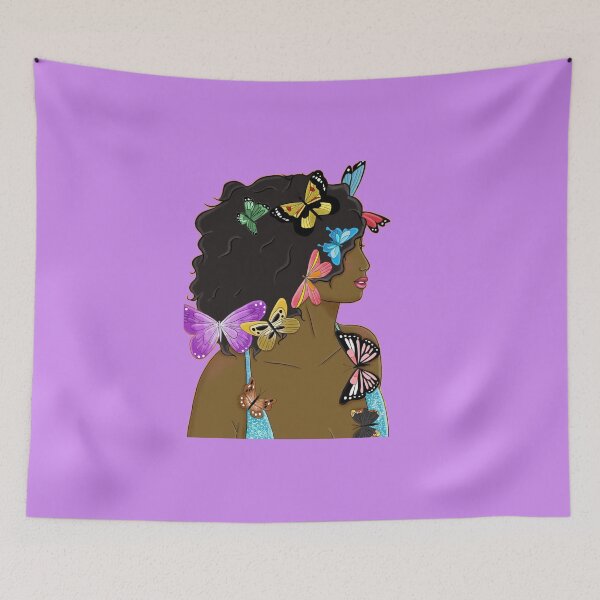 Item preview, Butterfly girl designed and sold by LadriArtt.