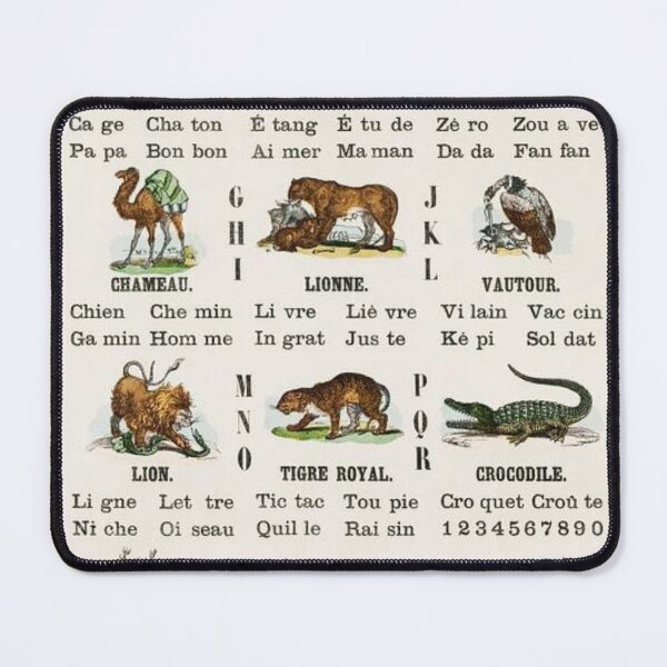 Item preview, Alphabet Animals- teaching poster designed and sold by Andykinoz.
