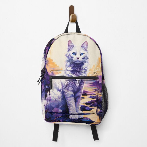 Item preview, A cat in a polluted stream outside of a city designed and sold by JangmiHorang.
