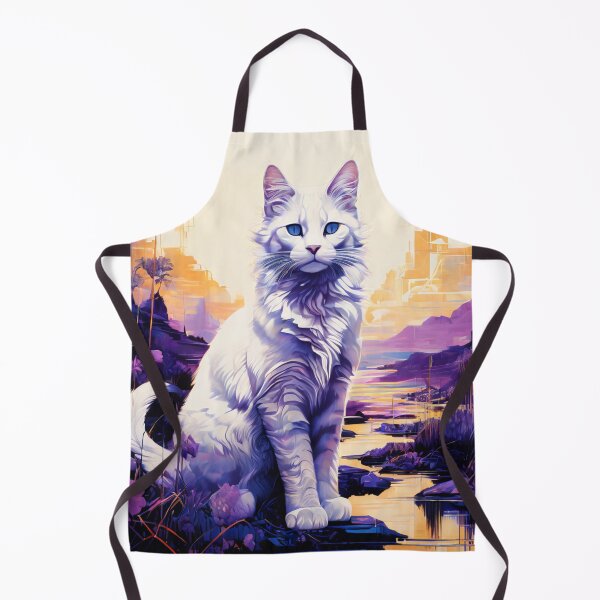 Item preview, A cat in a polluted stream outside of a city designed and sold by JangmiHorang.