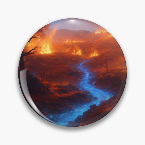 Item preview, Fiery Night, Tranquil Stream designed and sold by John v p.