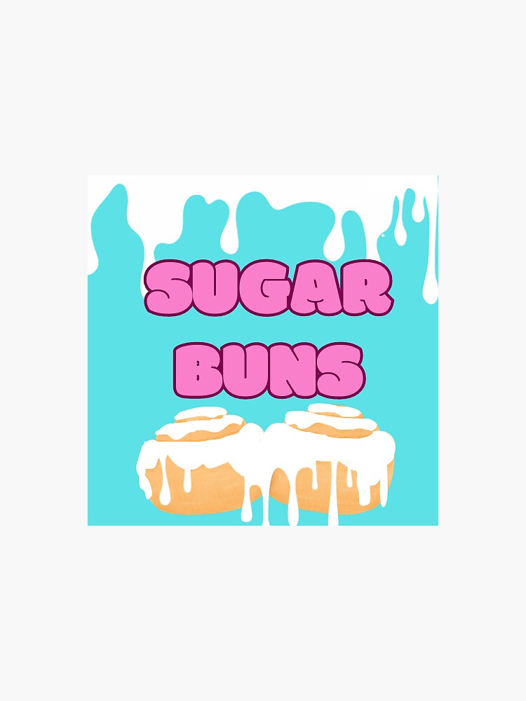 Thumbnail 3 of 3, Sticker, Sugar Buns designed and sold by FamiliarBeings.