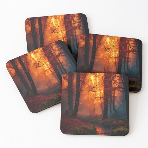 Item preview, Fiery Forest Reflection designed and sold by John v p.