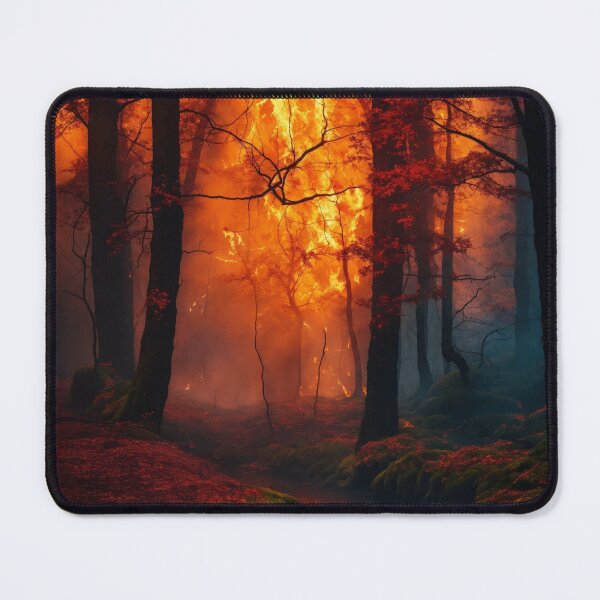 Item preview, Fiery Forest Reflection designed and sold by John v p.