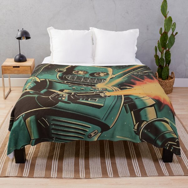 Item preview, Retro Robot Attacks 1 designed and sold by HoskingInd.