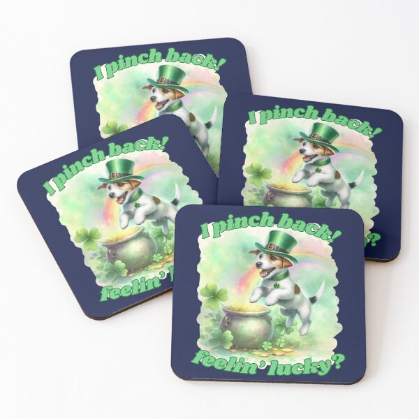 Item preview, I pinch back! Feelin' Lucky? designed and sold by critterpatchusa.