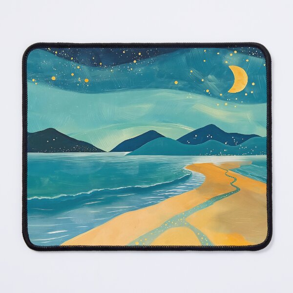 Item preview, Golden Shores at Night designed and sold by unimuse.