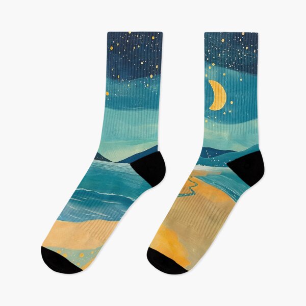 Item preview, Golden Shores at Night designed and sold by unimuse.