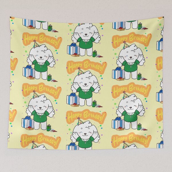 Item preview, SushiDog: Happy Birthday designed and sold by OneLineTeddy.