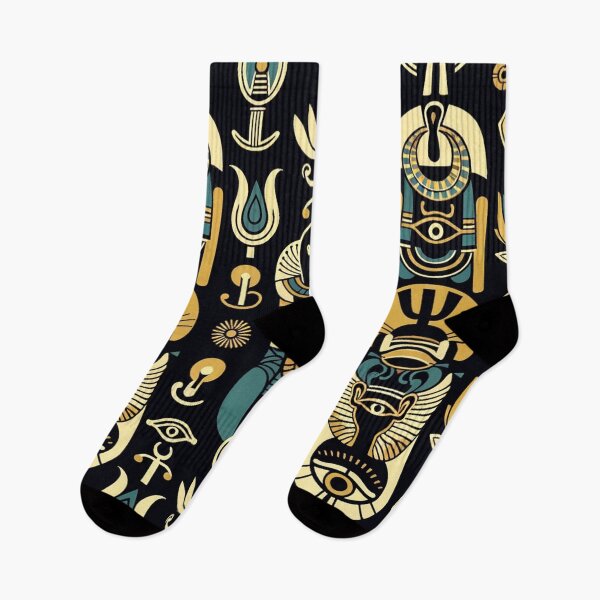 Item preview, Ancient Egyptian Symbols Print Pattern designed and sold by PinUpPizzazz.