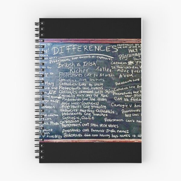 Item preview, Derry Girls Protestants Catholics Blackboard designed and sold by KingCobra05.