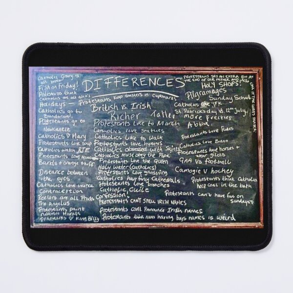 Item preview, Derry Girls Protestants Catholics Blackboard designed and sold by KingCobra05.